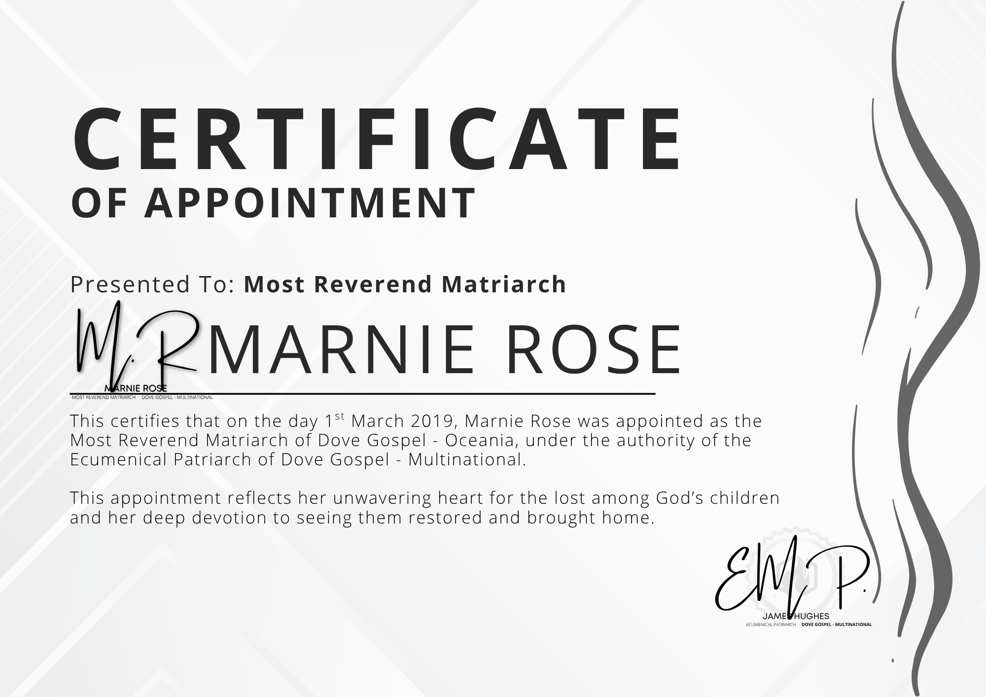 M.R Appointment M.R Appointment
