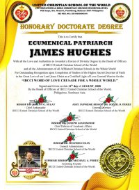 Honorary Doctorate Degree